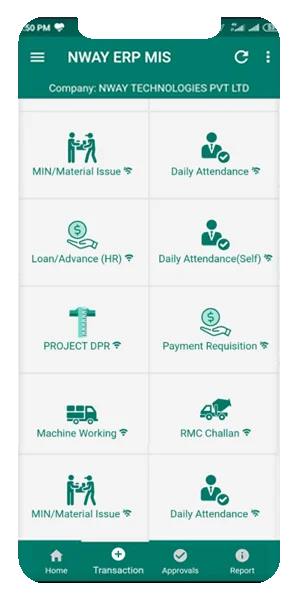 ERP Mobile Application